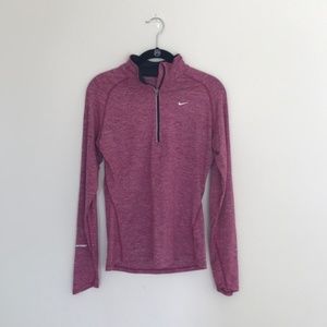 Nike running half-zip